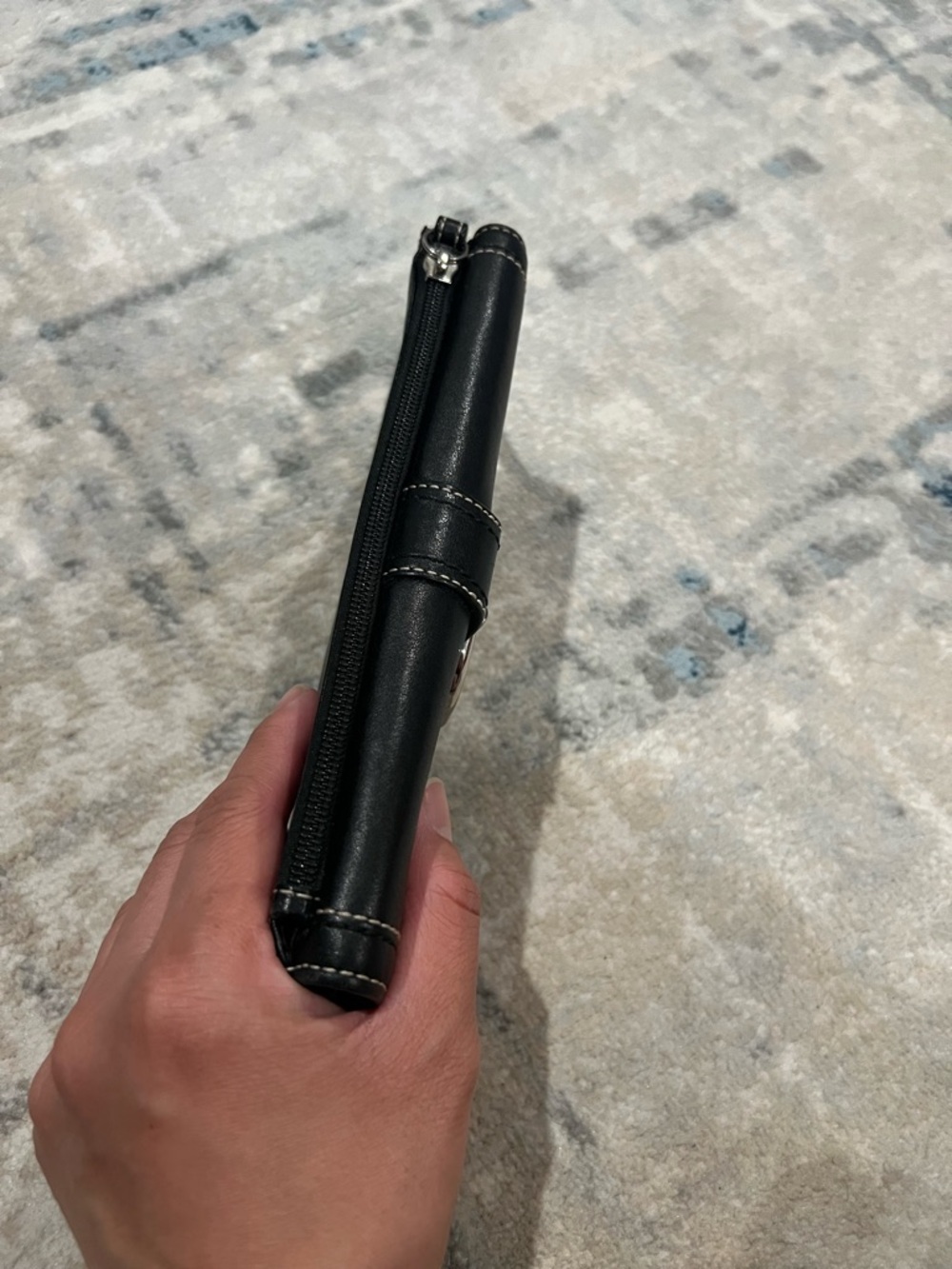 Coach SoHo Y2K Black Leather Trifold Wallet - Picture 9 of 9